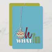 楽しいクリスマスパーティーの招待状 招待状 (正面/裏面)