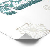 楽しいクリスマスパーティー ウェルカムサイン ポスター (角)