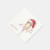 楽しいクリスマスパーティー スタンダードカクテルナプキン (角)