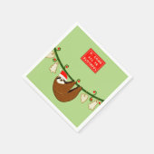 楽しいクリスマスパーティー スタンダードカクテルナプキン (角)