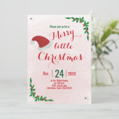 楽しいクリスマスパーティー 招待状 (スタンド正面)
