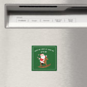 楽しいクリスマスホリデーホース マグネット (インサイチュ (食洗機))
