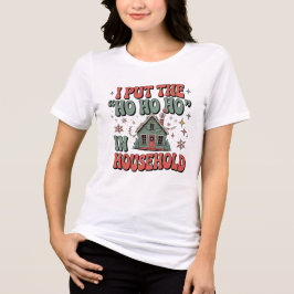 楽しいクリスマスママのフーディー トライブレンドTシャツ