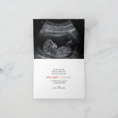 楽しいクリスマス休暇の妊娠発表 シーズンカード (内部)