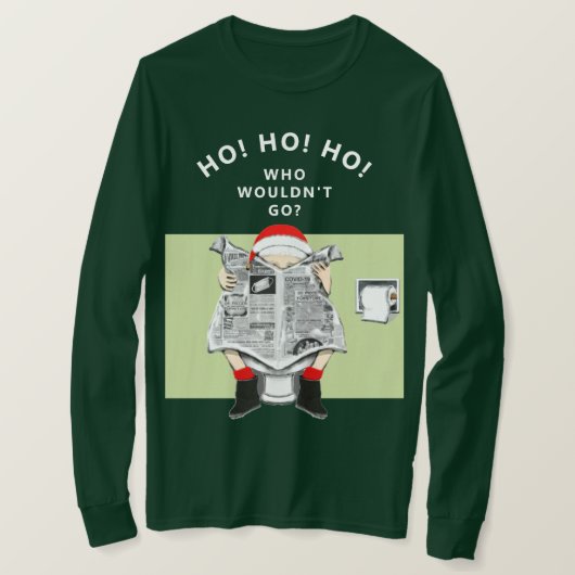 楽しいクリスマス休暇 Tシャツ (デザイン正面)