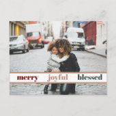 楽しいクリスマス写真はがき ポストカード (正面)