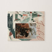 楽しいクリスマス冬の山の村の風景 ジグソーパズル (横)