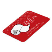 楽しいクリスマス家族ネームロールオンニューイヤー マグネット (左側)