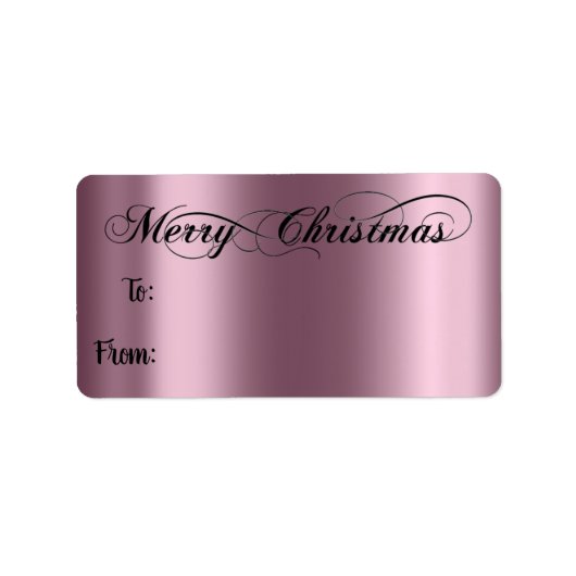 楽しいクリスマス手から手までレタス茄子 ラベル (正面)