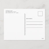 楽しいクリスマス犬ねこペットビジネス シーズンポストカード (裏面)