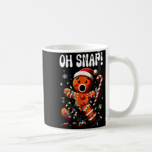 楽しいクリスマス おっと ジンジャーブレッドマン Xmas メンズ W コーヒーマグカップ