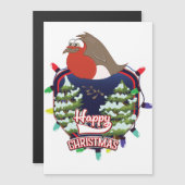 楽しいクリスマス カートゥーン ロビン ロゴ (正面/裏面)