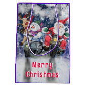 楽しいクリスマス ギフトバッグ ハッピー フレンズ付き (裏面)
