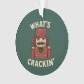 楽しいクリスマス クラッカー ナッツクラッカー Xmas オーナメント (正面)