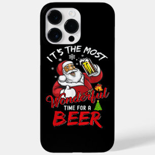 楽しいクリスマス サンタクロース ビールを飲む すばらしい Case-Mate iPhone 14 PRO MAXケース