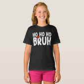 楽しいクリスマス サンタ イブのフリース Tシャツ (正面フル)