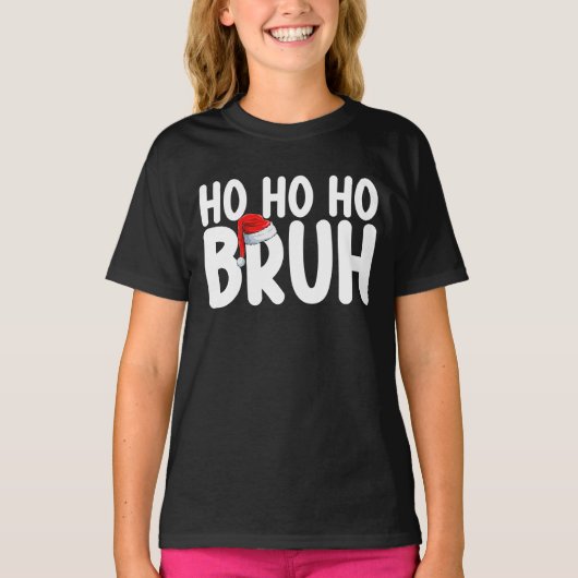 楽しいクリスマス サンタ イブのフリース Tシャツ (正面)
