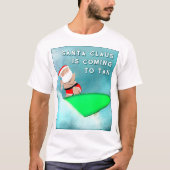 楽しいクリスマス・サーフィン Tシャツ (正面)