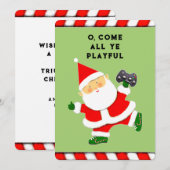 楽しいクリスマス シーズンカード (正面/裏面)