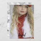 楽しいクリスマス シーズンカード (正面/裏面)