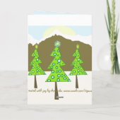 楽しいクリスマス シーズンカード (裏面)