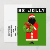 楽しいクリスマス シーズンポストカード (正面/裏面)