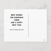 楽しいクリスマス シーズンポストカード (裏面)
