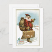 楽しいクリスマス シーズンポストカード (正面/裏面)