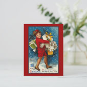 「楽しいクリスマス」 シーズンポストカード (スタンド正面)