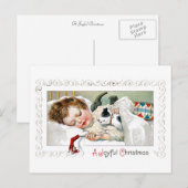 楽しいクリスマス シーズンポストカード (正面/裏面)