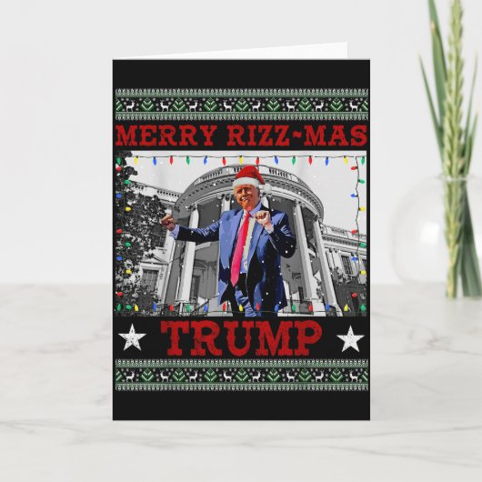 楽しいクリスマス トランプ ダンス カード (正面)