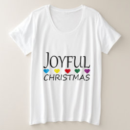 楽しいクリスマス プラスサイズTシャツ