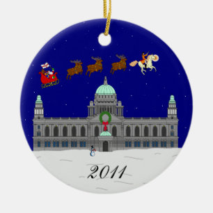 楽しいクリスマス(ベルファスト市役所) セラミックオーナメント