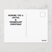 楽しいクリスマス・ホリデー ポストカード (裏面)