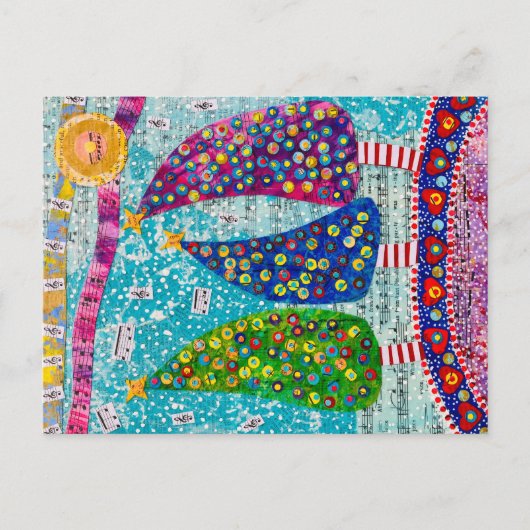 楽しいクリスマス ポストカード (正面)