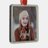 楽しいクリスマス |写真 メタルオーナメント (右)