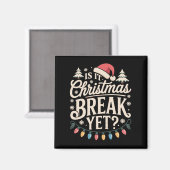 楽しいクリスマス 冬休みはもう始まった?先生方へ マグネット (正面/裏面)