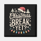 楽しいクリスマス 冬休みはもう始まった?先生方へ マグネット (正面)