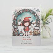 楽しいクリスマス 招待状 (スタンド正面)