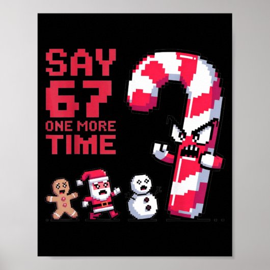 楽しいクリスマス 67 ジョーク 言う 67 ワン ユーモア モ ポスター (正面)