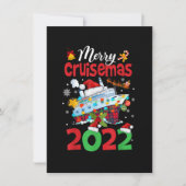 楽しいクルーズマス 面白いサンタクルーズ プライド クリスマス 招待状 (正面)