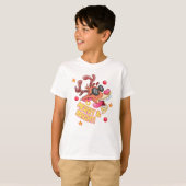 楽しいクールトナカイ メリー ブライト ホリデー Tシャツ (正面フル)
