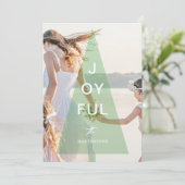 楽しいグリーンクリスマスツリーオーバーレイ シーズンカード (スタンド正面)