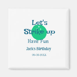 楽しいグリーンボールの誕生日 名前 マグネット
