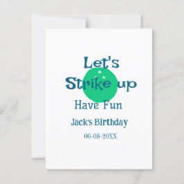 楽しいグリーンボール誕生日ネームを始めましょう ポストカード