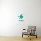 楽しいグリーンボール誕生日名前で遊ぼう タペストリー (インサイチュ)