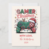 楽しいゲーマークリスマス シーズンカード (正面)