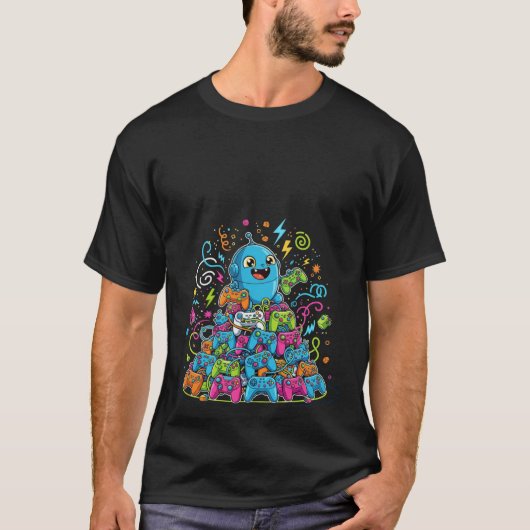 楽しいゲーミングは終わらない Tシャツ (正面)