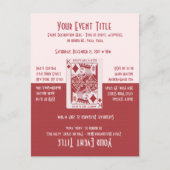 楽しいゲームナイトパーティー インビテーションポストカード (正面)