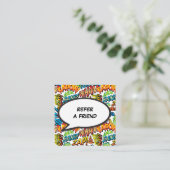 楽しいコミック会話バブル 紹介カード (スタンド正面)